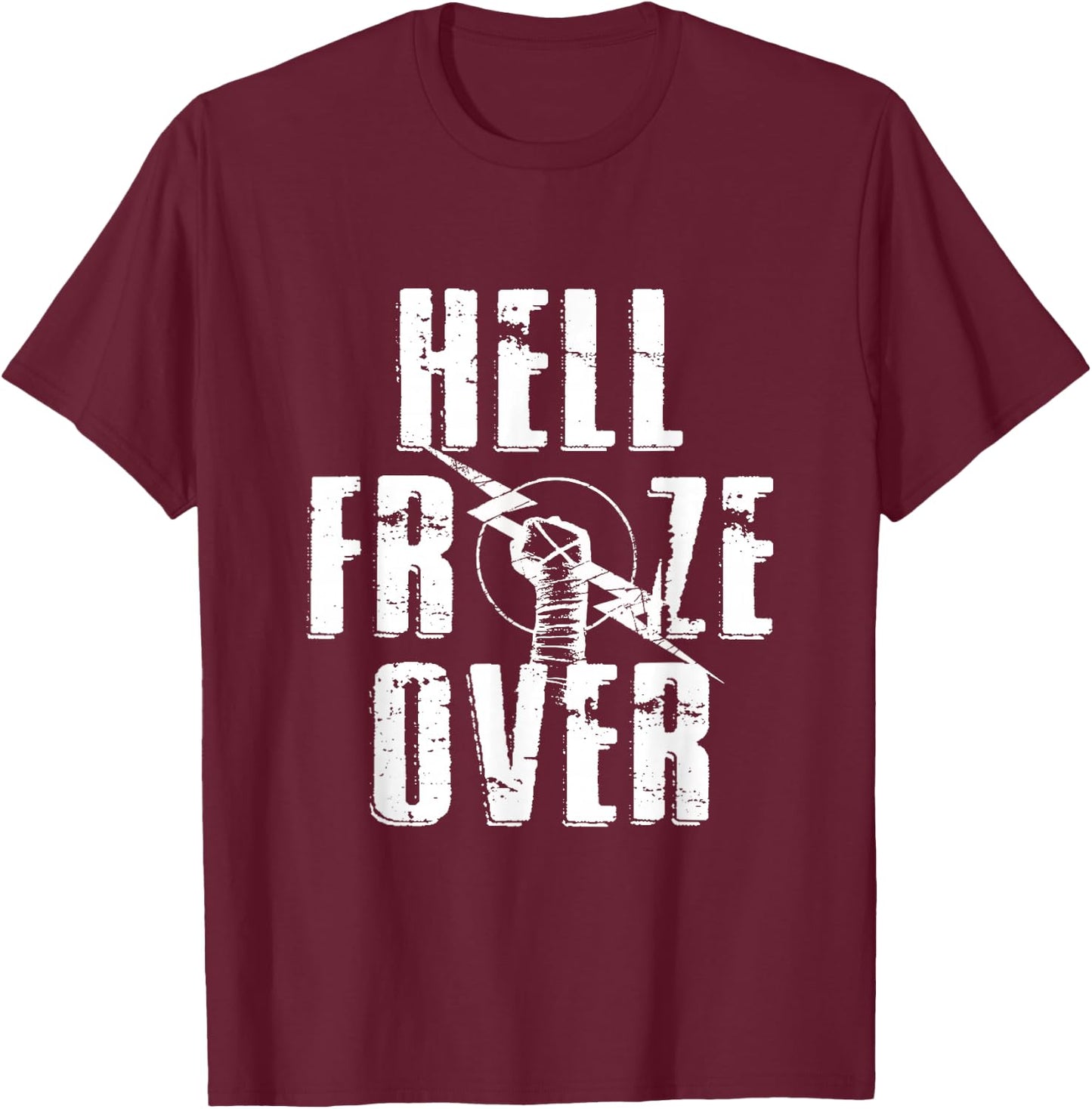 Hell Froze Over T-Shirt - T-Shirt | Maroon