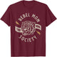 Rebel Mom Society T-Shirt - T-Shirt | Maroon