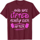 She Lifted Heavily Ever After Funny Fitness Princess Workout T-Shirt - T-Shirt | Maroon