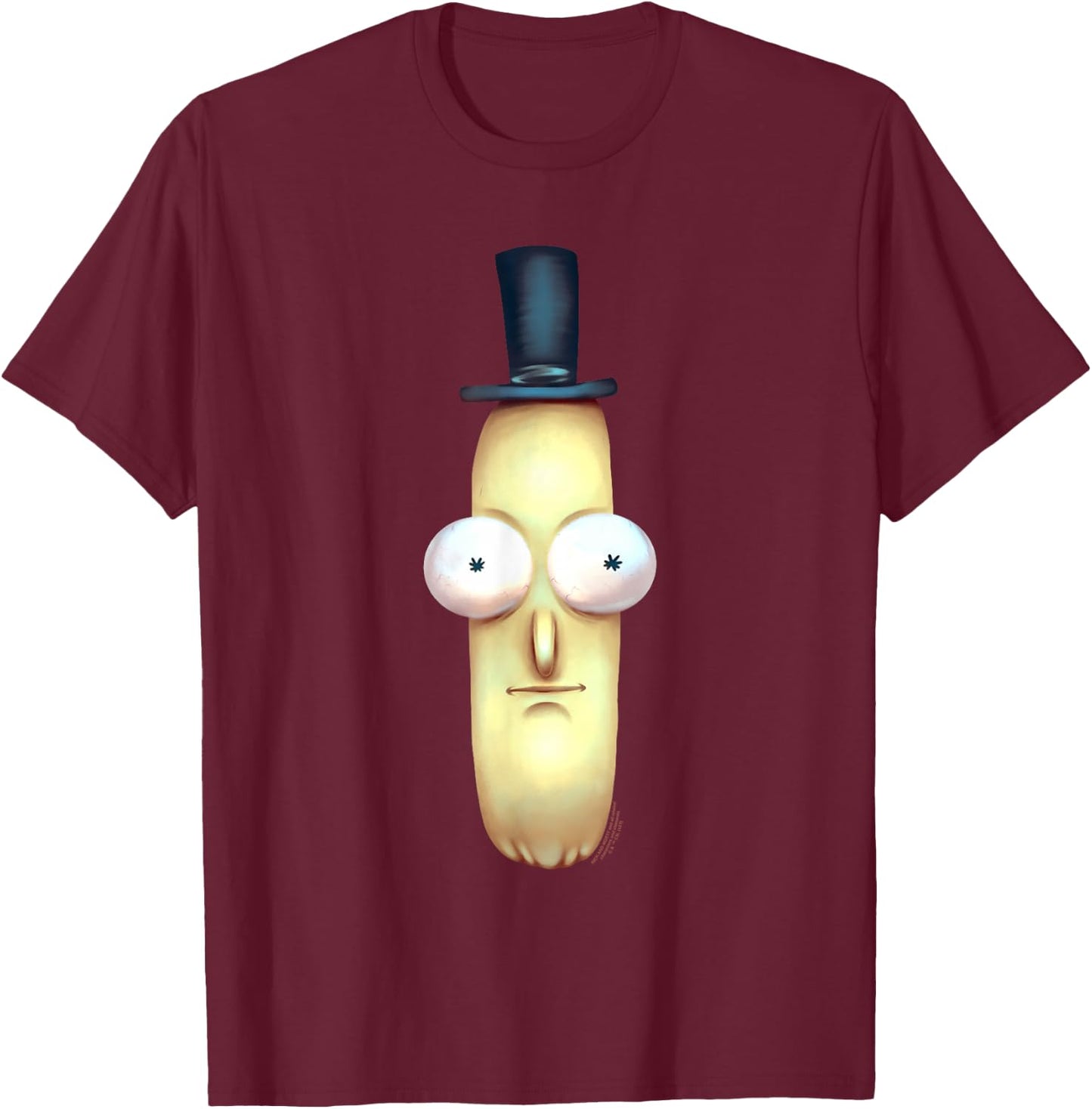 Rick and Morty Poopy Butthole Alternative Reality T-Shirt - T-Shirt | Maroon