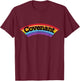 Covenant Rainbow Everlasting Love Peace Christian Apparel T-Shirt - T-Shirt | Maroon