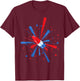Fourth of July Fireworks Popsicle T-Shirt - T-Shirt | Maroon