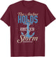 The Anchor Holds In Spite Of The Storm Prayer T-Shirt - T-Shirt | Maroon