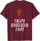 Crazy Doner Kebab Lady – Cute Doner Kebab Lovers T-Shirt - T-Shirt | Maroon