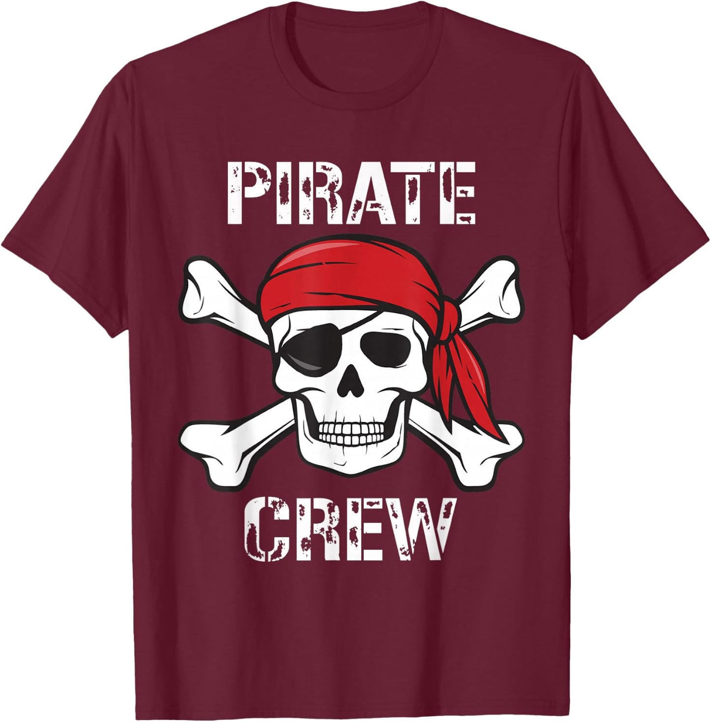 Pirate Crew T-Shirt - T-Shirt | Maroon