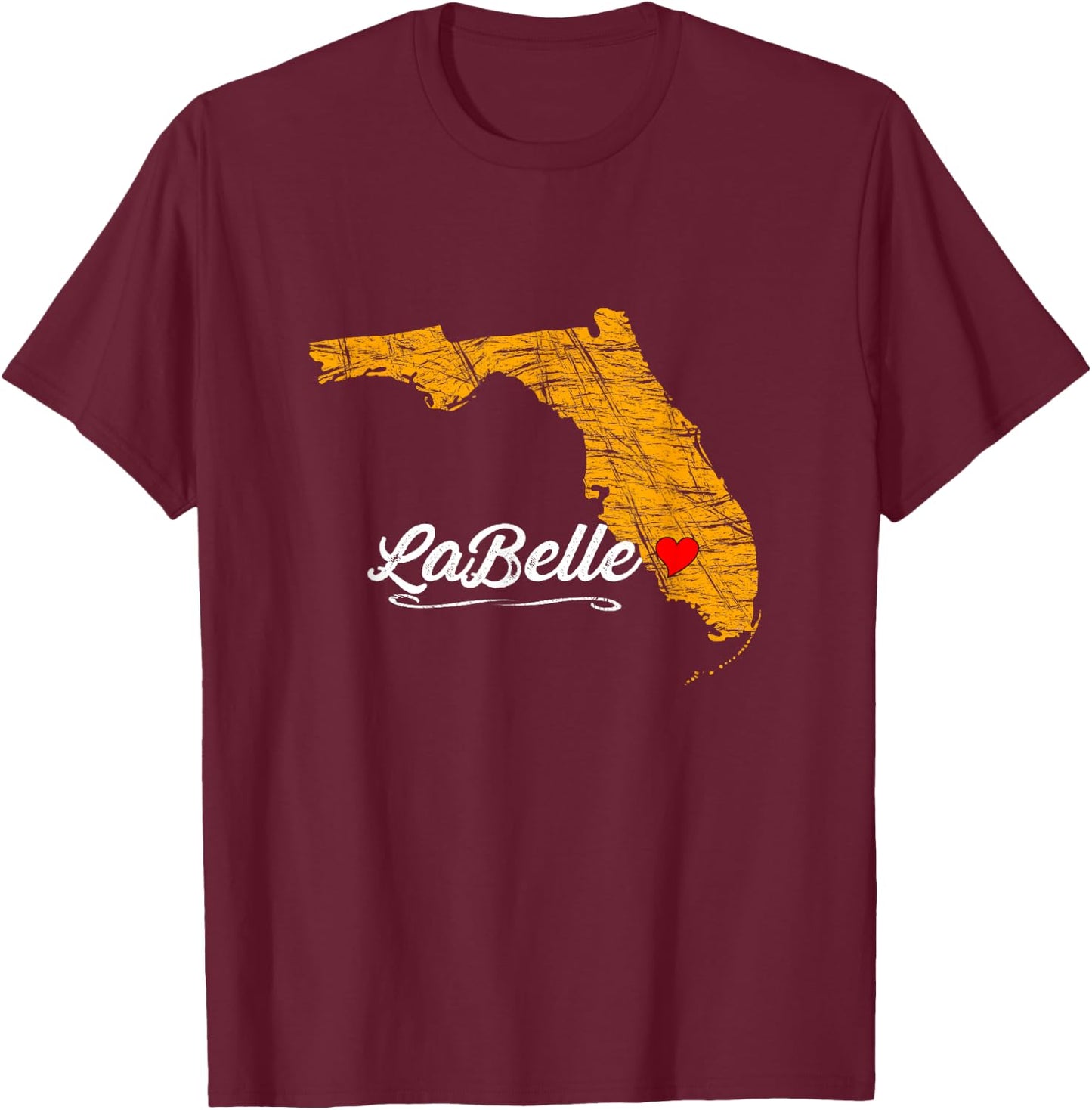 City of LaBelle | FLORIDA - FL Merch Souvenir - Graphic T-Shirt - T-Shirt | Maroon