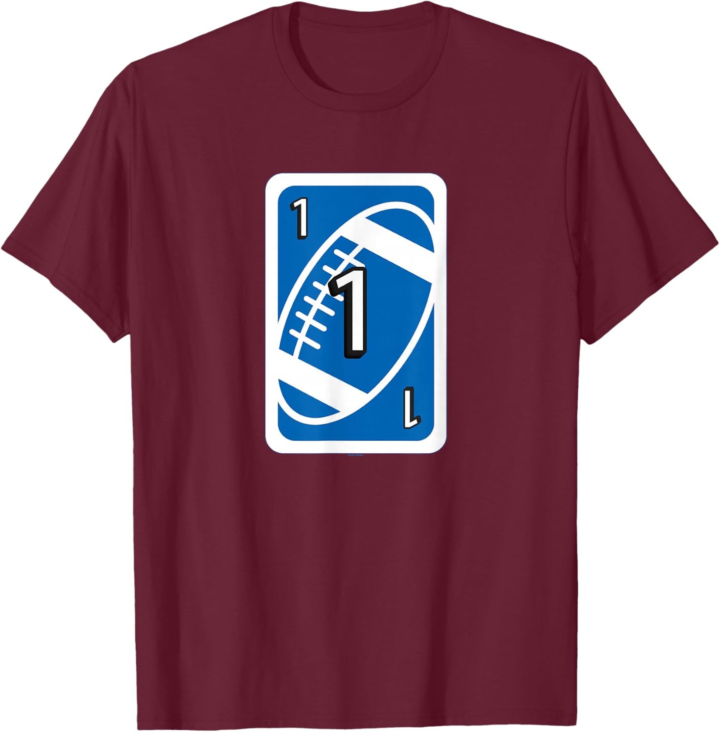 UNO - Super Bowl Number One Uno T-Shirt - T-Shirt | Maroon
