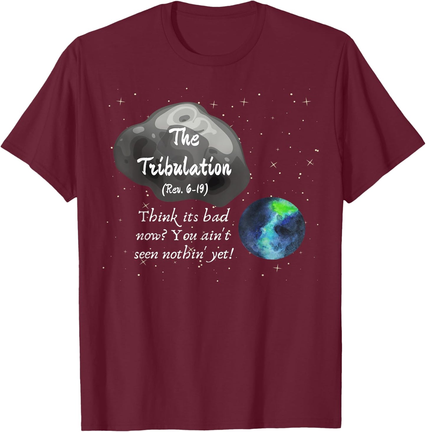 The Tribulation T-Shirt - T-Shirt | Maroon