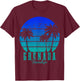 Grenada Vintage Surfer Caribbean Grenadian Souvenir T-Shirt - T-Shirt | Maroon