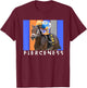 Fierceness Horse, Horse Racing Shirt, Del Mar, Santa Anita T-Shirt - T-Shirt | Maroon
