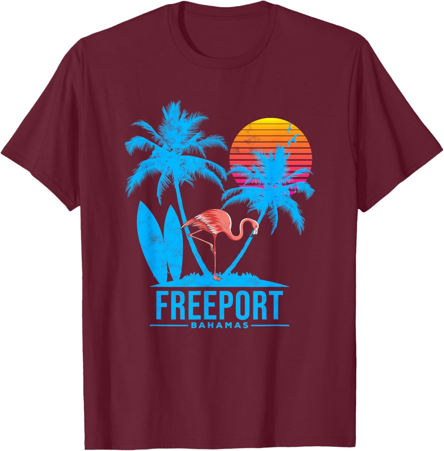 Bahamas, Freeport T-Shirt - T-Shirt | Maroon