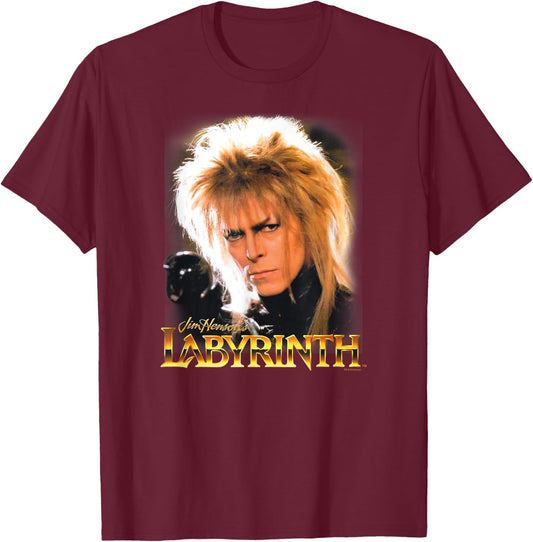 Labyrinth Jareth T-Shirt - T-Shirt | Maroon