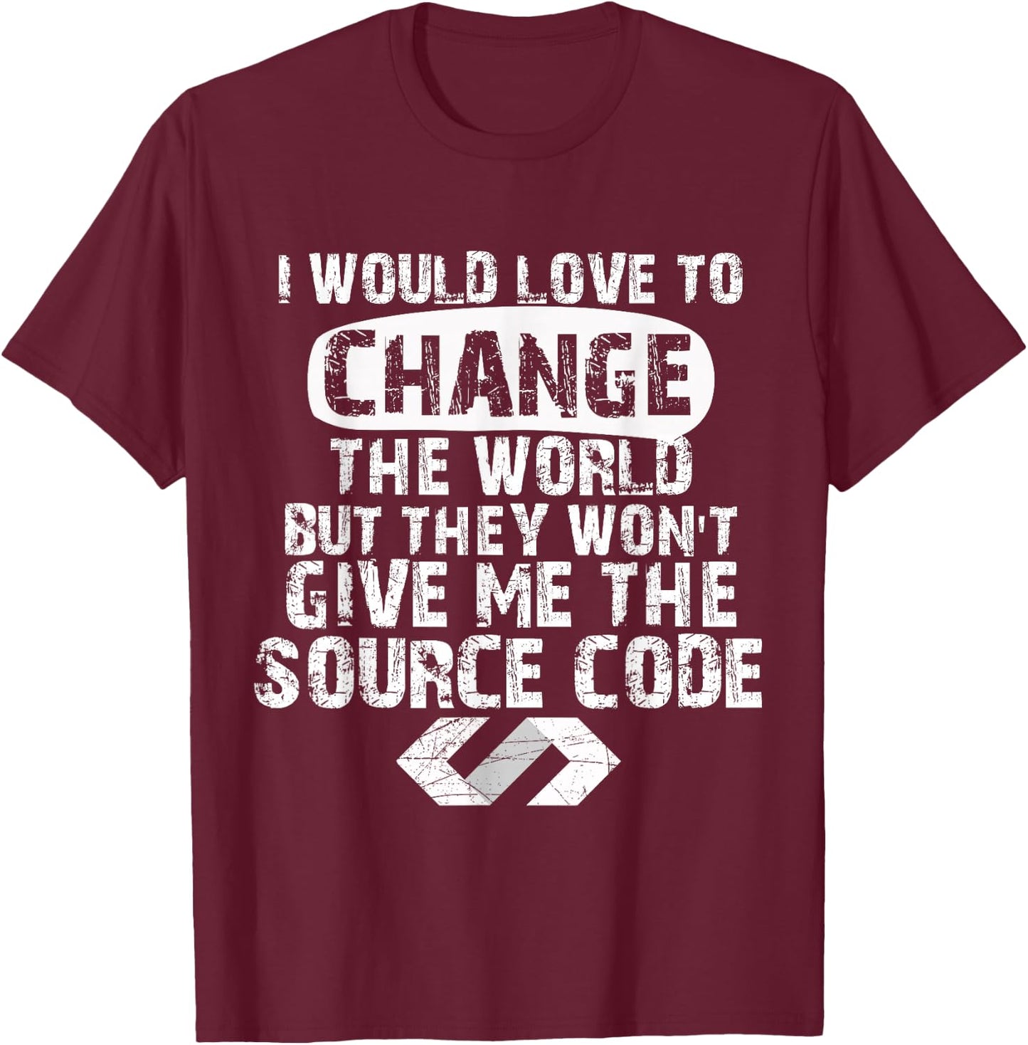 Developer Computer Science - Software Engineer Programmer T-Shirt - T-Shirt | Maroon
