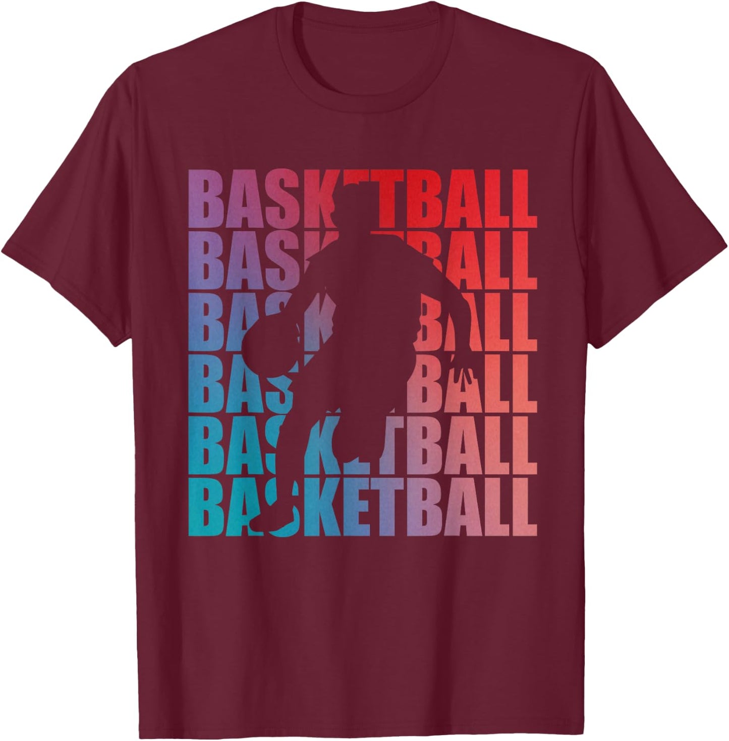 Basketball T-Shirt - T-Shirt | Maroon