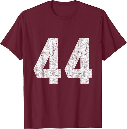 #44 Jersey Uniform Varsity Sports Number, 44th Birthday