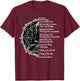 Positive Affirmation Mantra Buddha T-Shirt - T-Shirt | Maroon