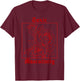 Toxic Masculinity - Cool Roses Illustration - Aesthetic T-Shirt - T-Shirt | Maroon