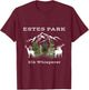 Estes Park Colorado Elk Whisperer Funny T-Shirt - T-Shirt | Maroon