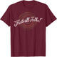 Looney Tunes Classic Thats All Folks T-Shirt - T-Shirt | Maroon
