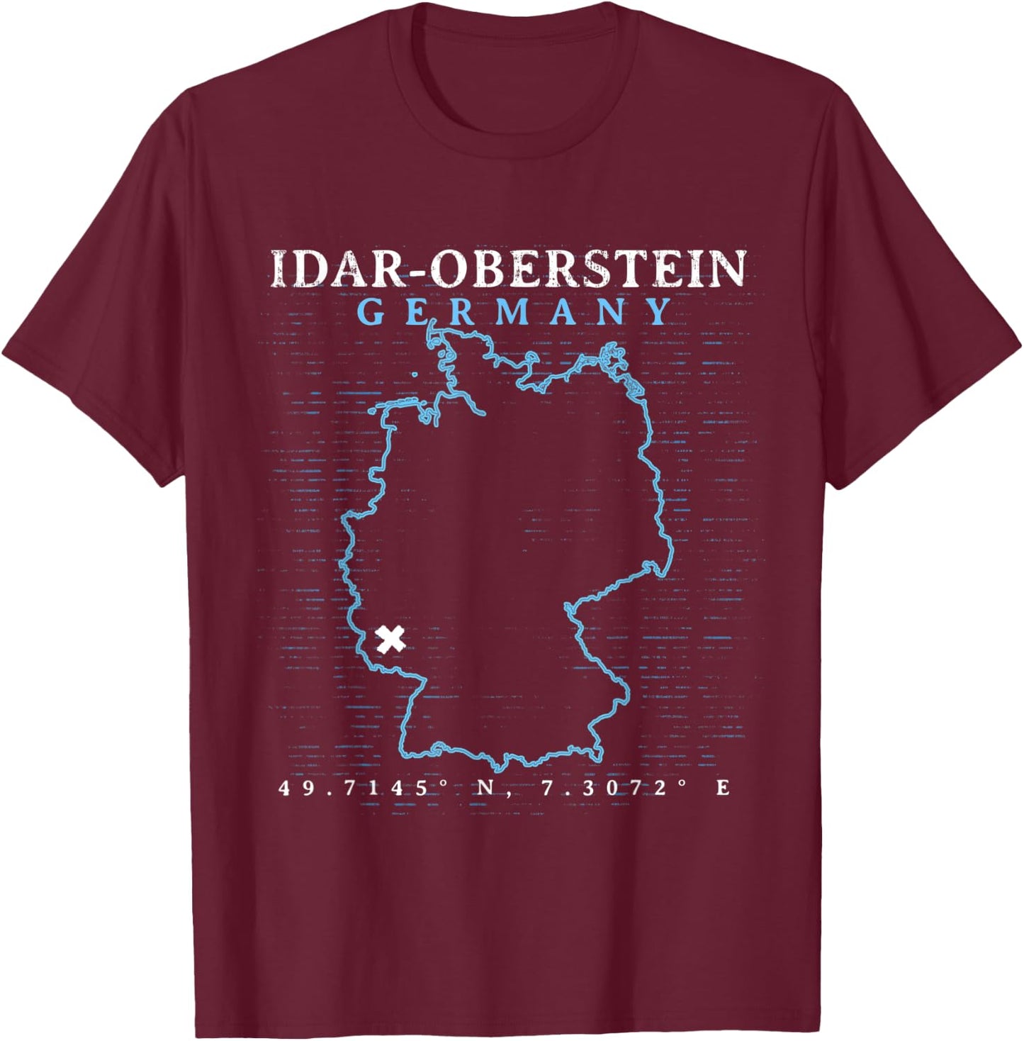 Germany Idar-Oberstein T-Shirt - T-Shirt | Maroon