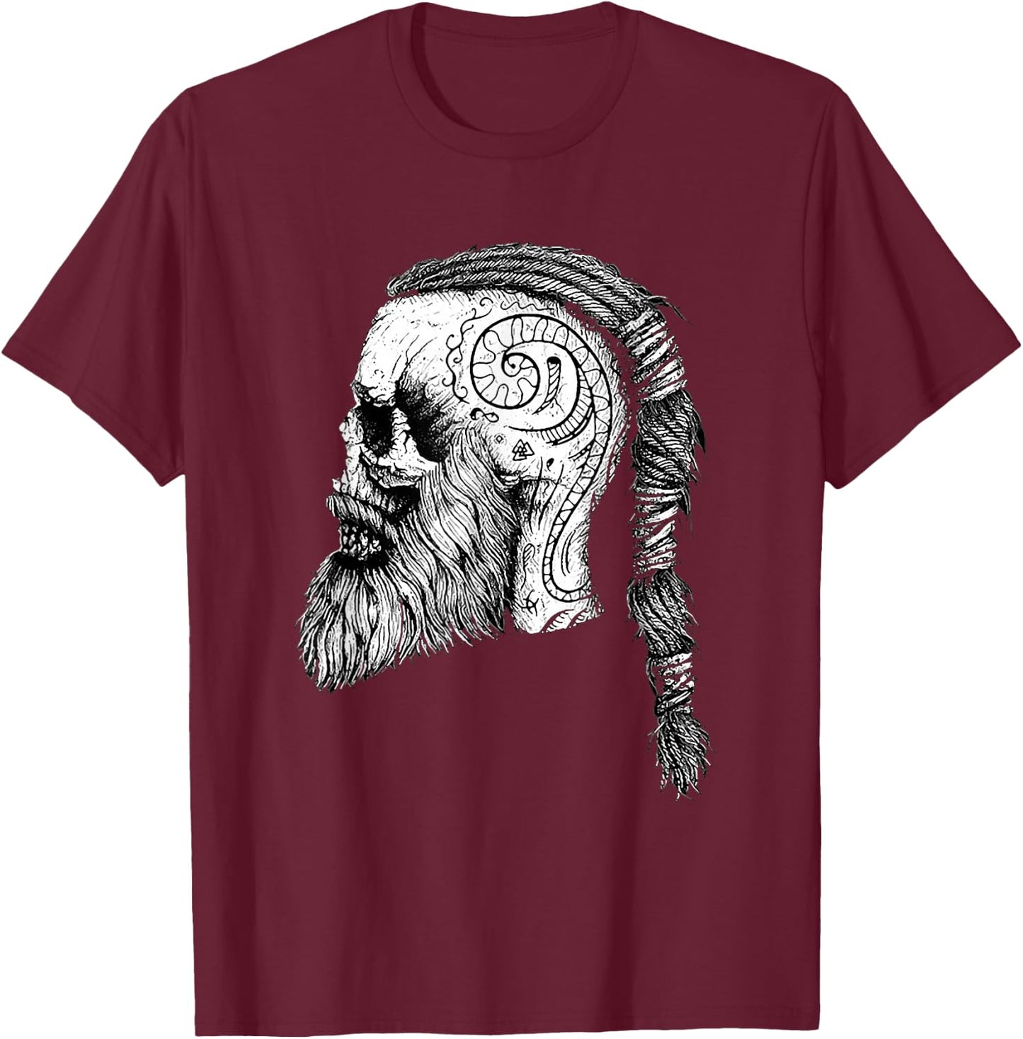 The Nordic Countries & Norse Viking Mythology Gift T-Shirt - T-Shirt | Maroon