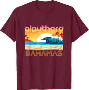 Eleuthera Retro Vintage Souvenir Apparel - Eleuthera T-Shirt - T-Shirt | Maroon