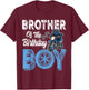 Brother of the Birthday Boy Dirt Bike B-day motocross Party T-Shirt - T-Shirt | Maroon