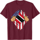 TRINIDAD AND TOBAGO FLAG Men Women Kids Gift T-Shirt - T-Shirt | Maroon
