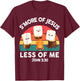 Kids S'more Of Jesus And Less Of Me Girl Religious Christian T-Shirt - T-Shirt | Maroon