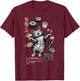 Anime-Style Sushi Cat: Harajuku Tokyo Japan Cat Cafe Women Kids T-Shirt - T-Shirt | Maroon