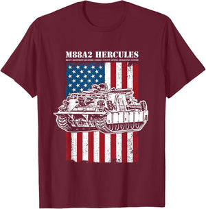 M88A2 HERCULES ARV - M88 Recovery Vehicle T-Shirt - T-Shirt | Maroon
