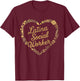 Cute Latina Social Worker Hispanic Latin American Women T-Shirt - T-Shirt | Maroon