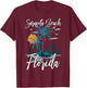 Family Vacation Retro Sunset Florida Sarasota Beach Women Kids T-Shirt - T-Shirt | Maroon