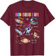 God Says I Am Cute Christian Outer Space Toddler Boys Kids T-Shirt - T-Shirt | Maroon