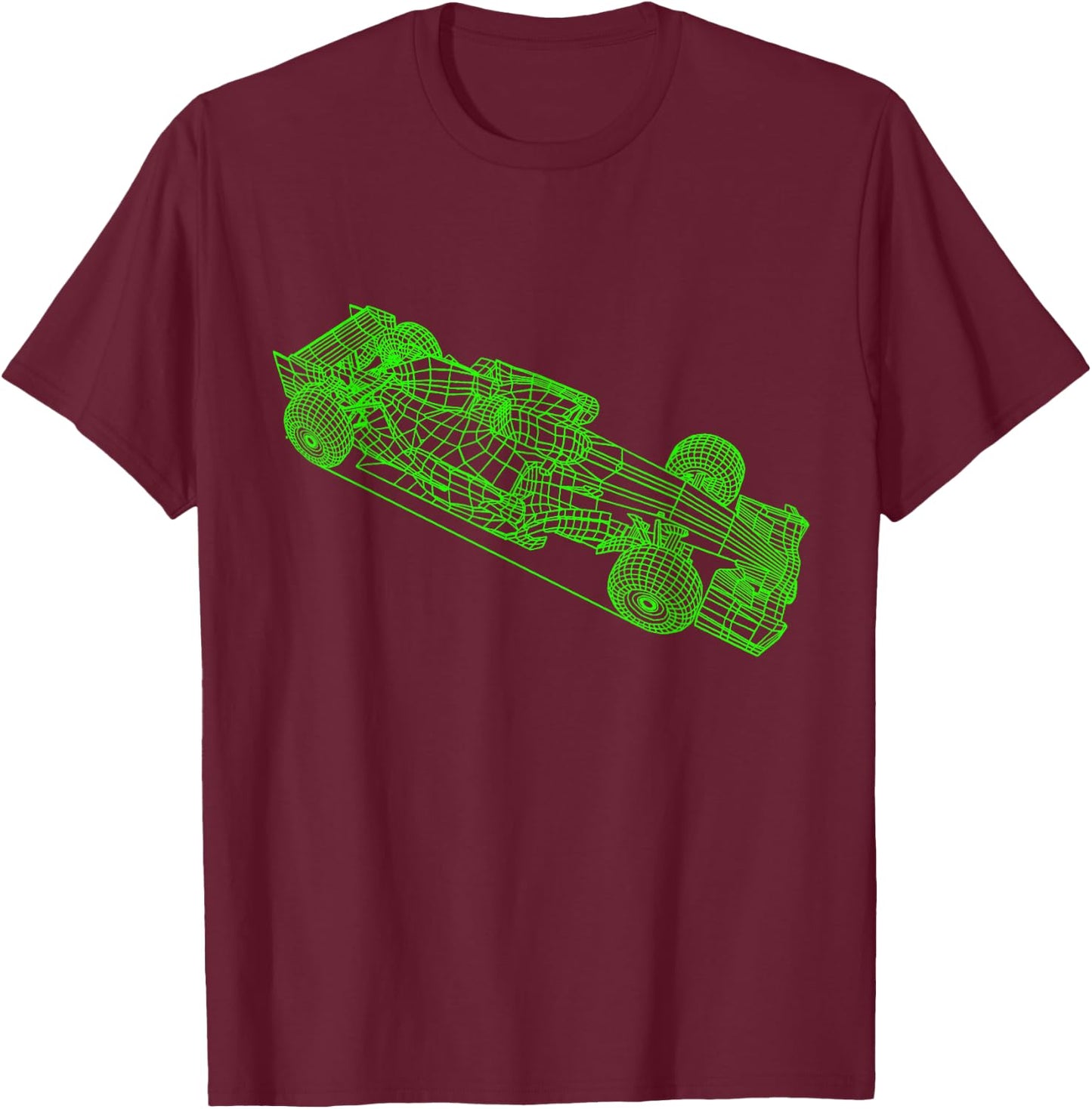 Racing Car Racing Car Motorsport Car Racing T-Shirt - T-Shirt | Maroon