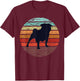 Pug Pug T-Shirt - T-Shirt | Maroon