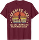 Running Dad Just Like A Normal Dad Except Much Cooler Runner T-Shirt - T-Shirt | Maroon