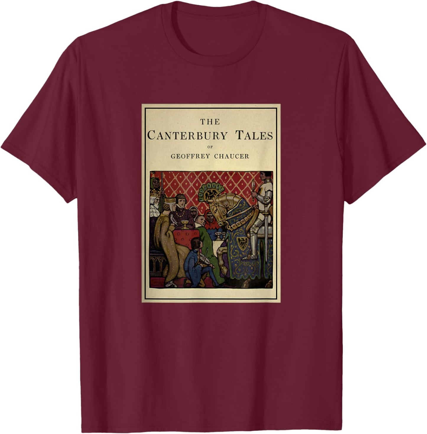 Canterbury Tales T-Shirt - T-Shirt | Maroon