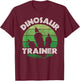 Dinosaur Trainer Funny Dinosaur Paw T-Shirt - T-Shirt | Maroon