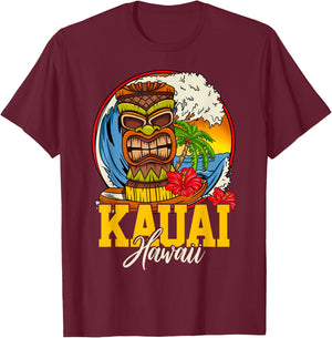 Kauai Hawaii T-Shirt - T-Shirt | Maroon