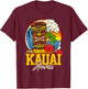 Kauai Hawaii T-Shirt - T-Shirt | Maroon