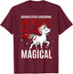 Warriors Are Magical Adenoid Cystic Carcinoma Adenoidcystic T-Shirt - T-Shirt | Maroon