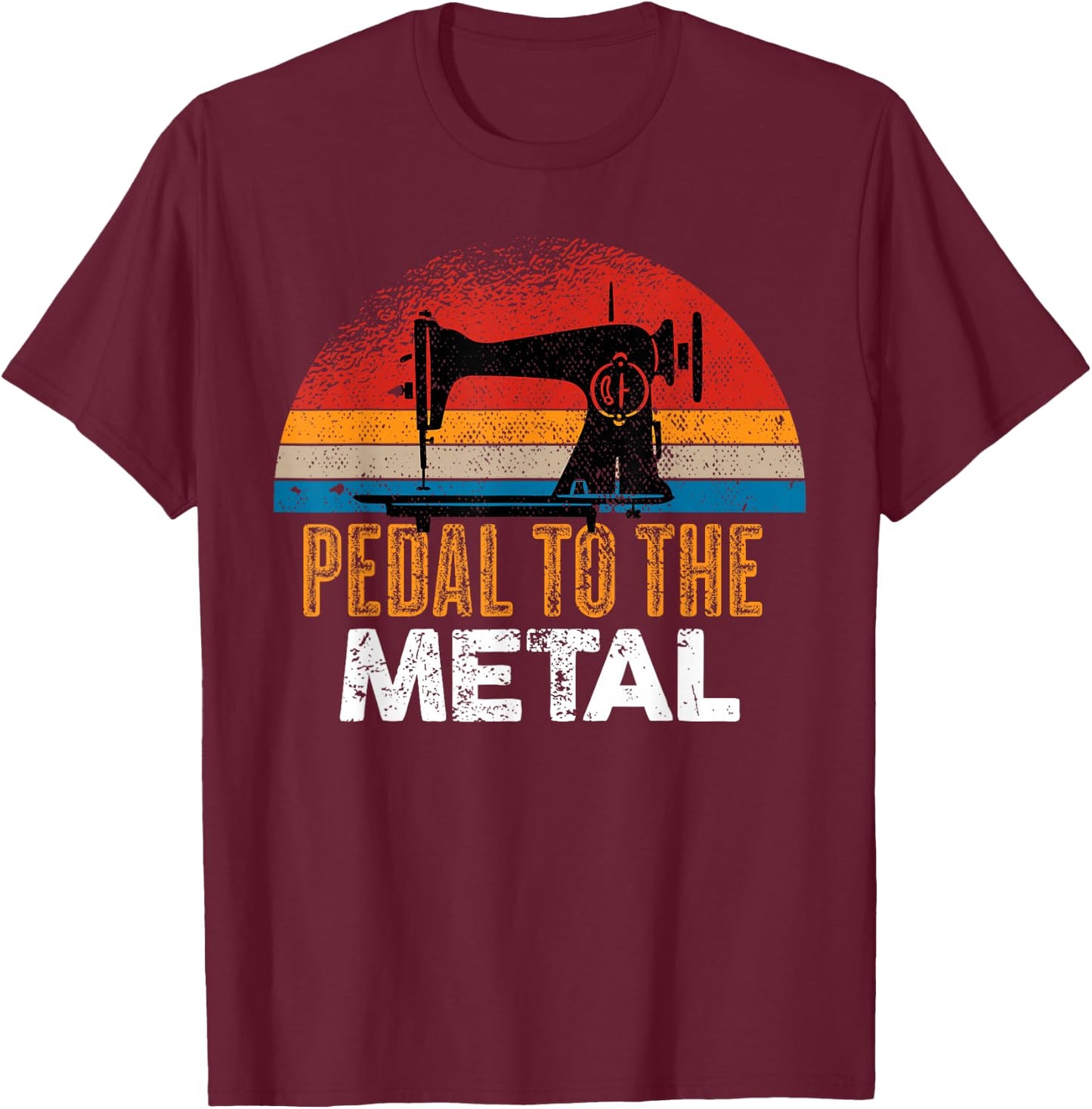 Pedal To The Metal T-Shirt - T-Shirt | Maroon