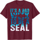Its A Bad Week To Be A Seal Shark Lover Ocean Animal Fishing T-Shirt - T-Shirt | Maroon