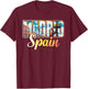 Madrid Spain Espana Town Spain City Madrid T-Shirt - T-Shirt | Maroon