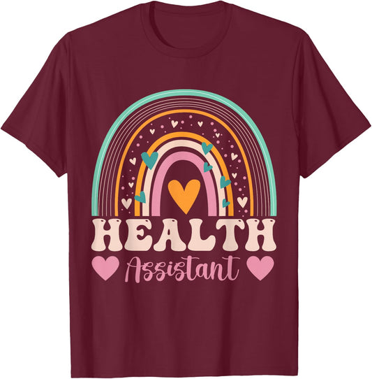 Health Assistant Appreciation Day Principal Health Aide T-Shirt - T-Shirt | Maroon