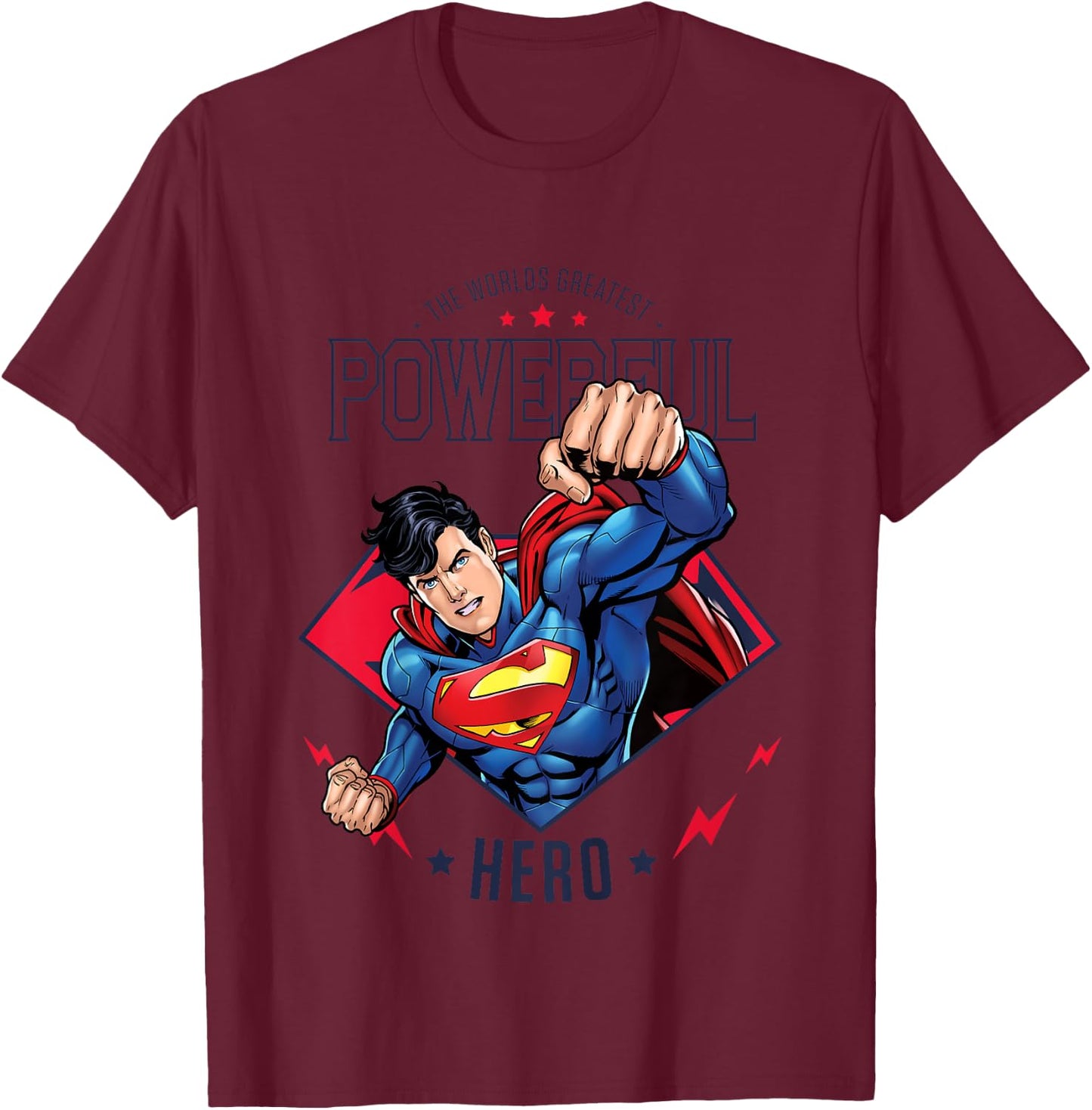 DC Kids Superman Power T-Shirt - T-Shirt | Maroon