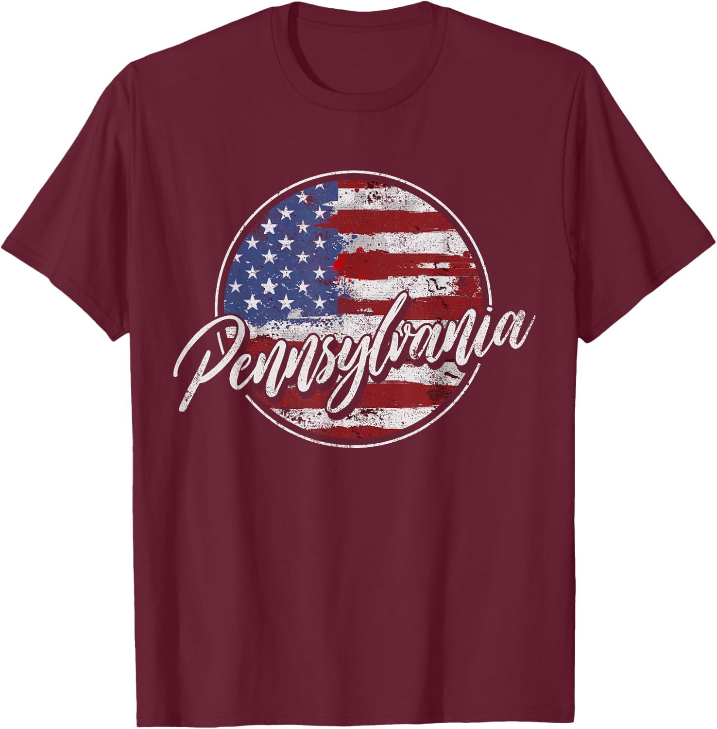 Pennsylvania Vintage T-Shirt - T-Shirt | Maroon