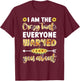 I Am The Crazy Tante Aunt Tante Auntie T-Shirt - T-Shirt | Maroon