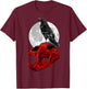 Raven skull T-Shirt - T-Shirt | Maroon